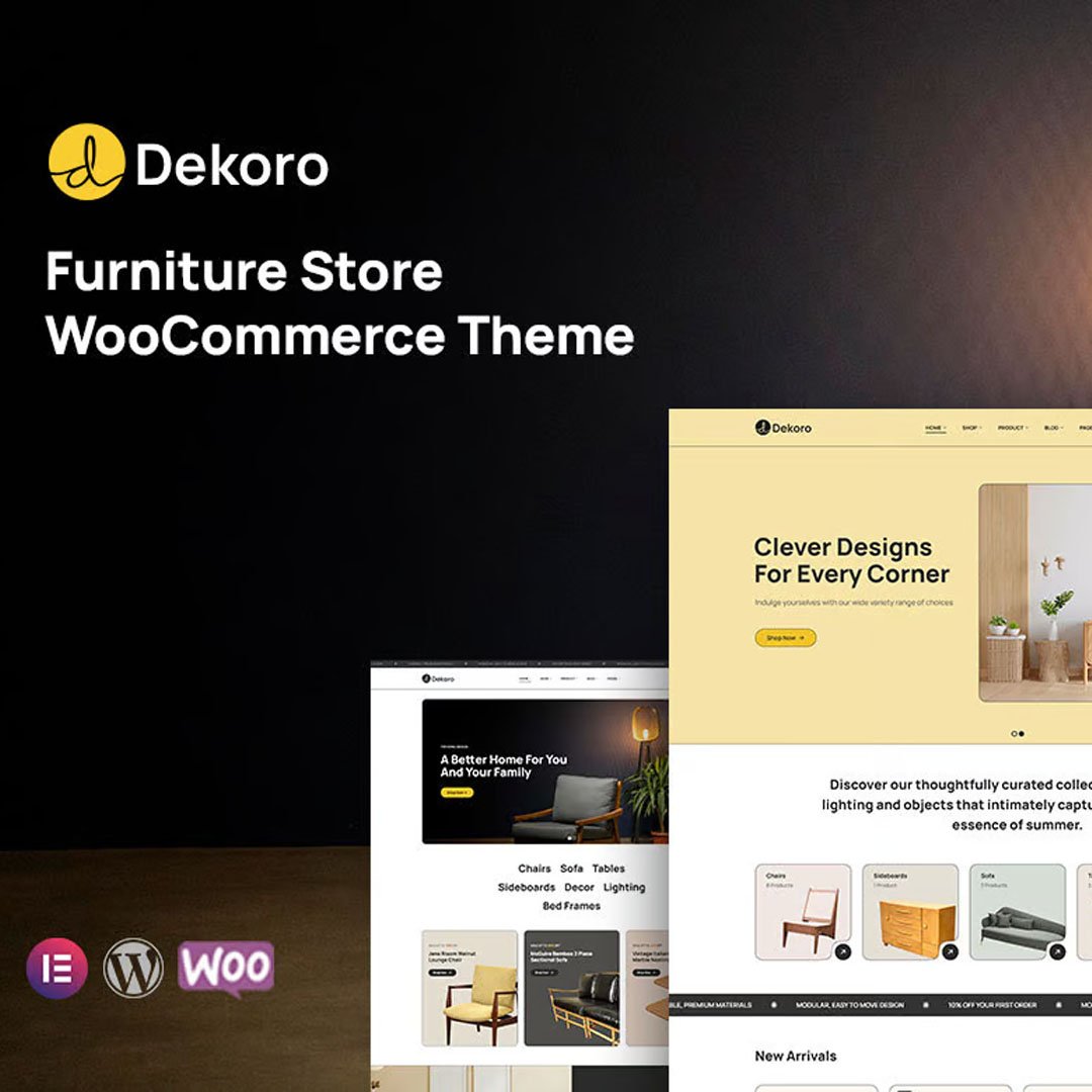 Dekoro - Furniture Store WooCommerce Theme