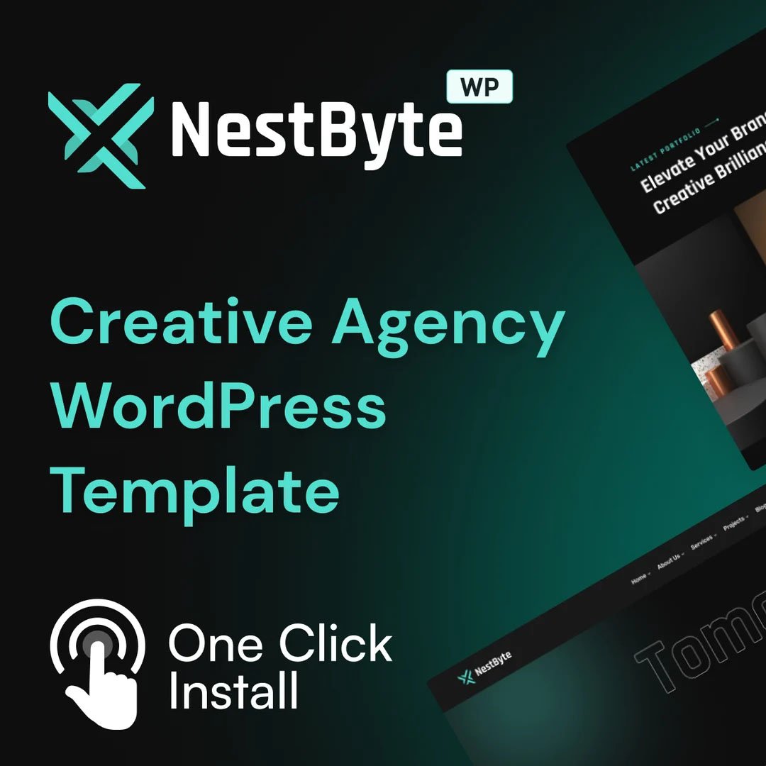 Nestbyte- Creative Agency and Startup Theme