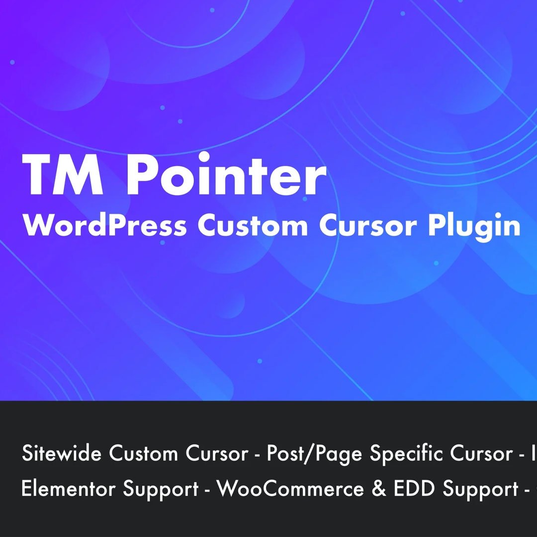 TM Pointer - WordPress Custom Cursor Plugin