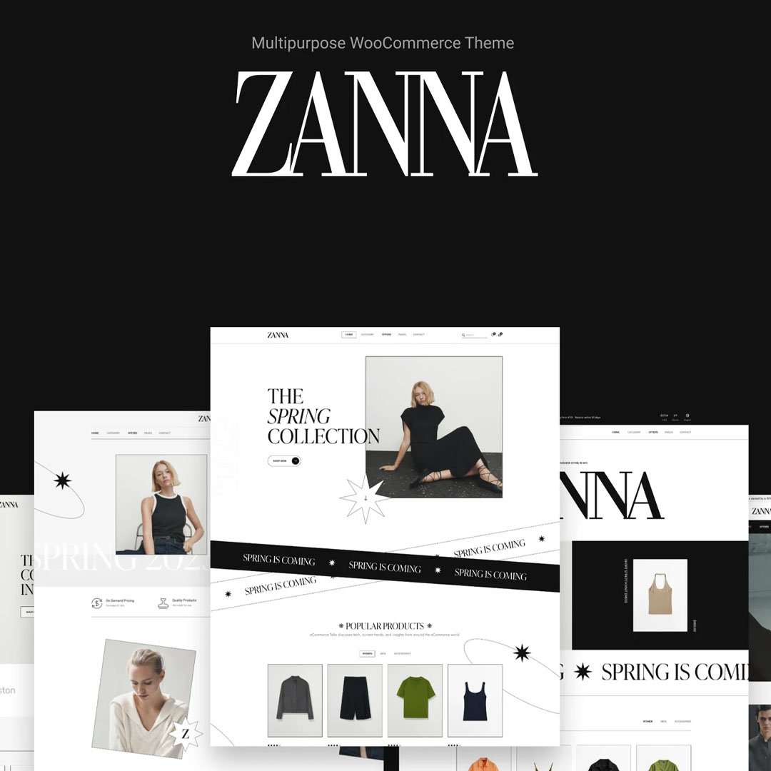 ZANNA - Elementor WooCommerce Theme